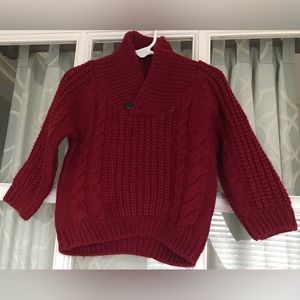 Zara size 12-18 months knitwear red sweater in like new condition